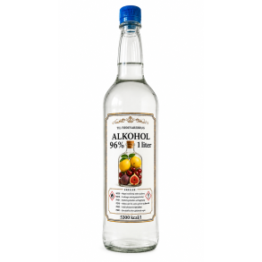 Alkohol til F�DEVARE finsprit i plastik flaske 96 % 1 liter