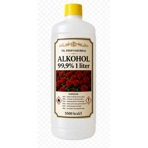 Alkohol til F�DEVARE finsprit 99,9% 1 liter (sj�lden p� markedet) 
