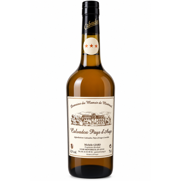 CALVADOS PAYS AUGE 3 �r 0,7 liter 42 pct