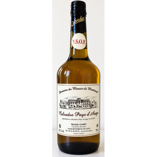CALVADOS PAYS AUGE 6 �r 0,7 liter 42 pct