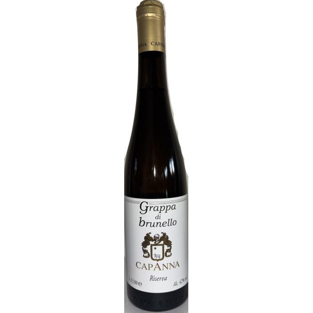 GRAPPA di BRUNELLO Riserva, hus Capanna
