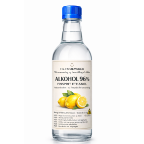Alkohol til F�DEVARE finsprit i plastik flaske 96 % 1 l.