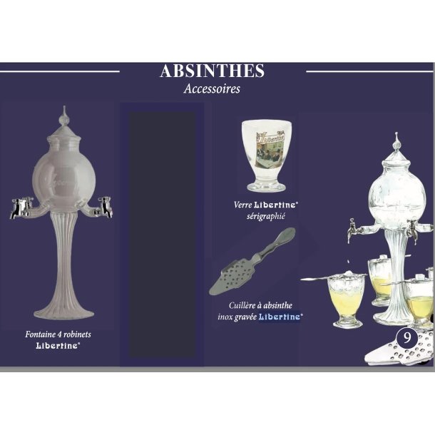 ABSINT Font�ne med 4 haner. Kun Font�ne !!!