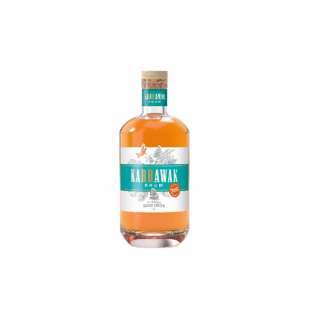 KARRAWAK ROM FRA MAURITIUS �RNE, INDISK OCEAN 0,7 liter 46 pct