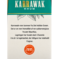 KARRAWAK ROM FRA MAURITIUS �RNE, INDISK OCEAN 0,7 liter 46 pct