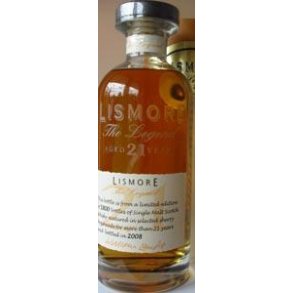 WHISKY LISMORE LEGEND Speyside 21 �r single malt  0,7 liter 43 pct