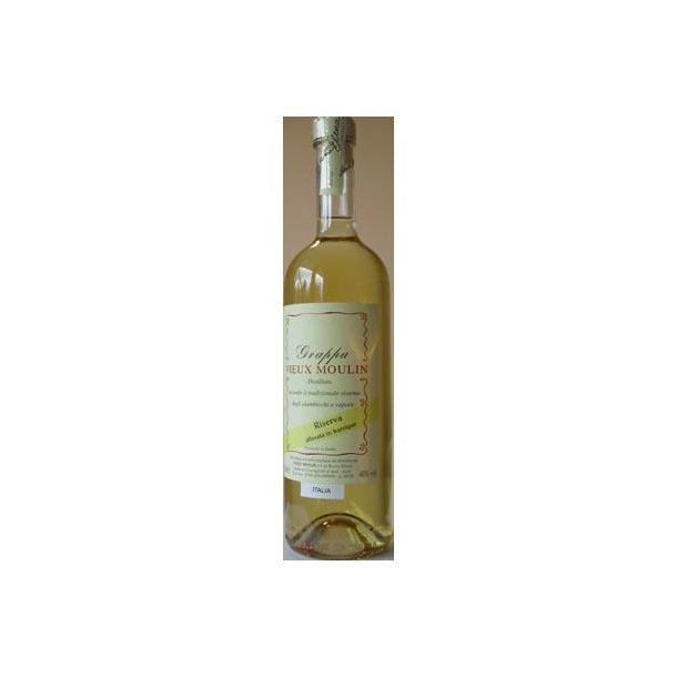 GRAPPA VIEUX MOULIN Italia Riserva 0,7 liter 40 pct
