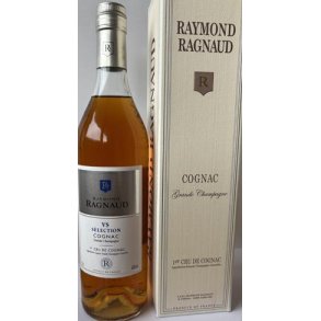 COGNAC SELECTION 4 �r 0,7 liter R. Ragnaud G. Champagne  40 pct