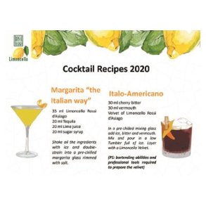 Drikke blandinger med Limoncello, Tequila og Cherry