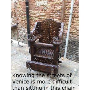 Venice, the centre, the most famous places