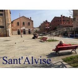 Venice, Rialto, Canal Grande north, railway station Santa Lucia, Cannaregio.