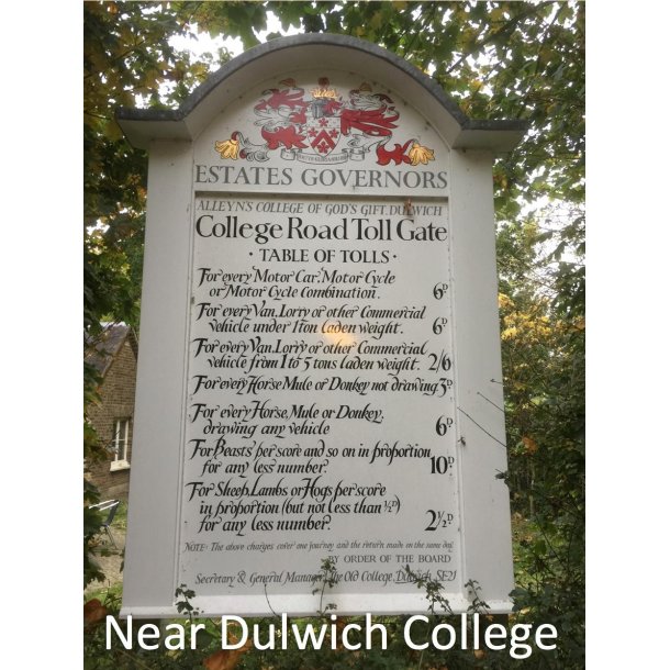 London, the South and Dulwich